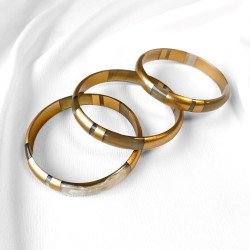 Jonc en corne de buffle Rayé 2