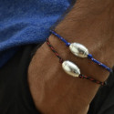 composition bracelets paracorde et perle en forme de ballon de rugby