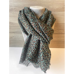 Écharpe léopard - foulard écharpe doux imprimé panthère... 2