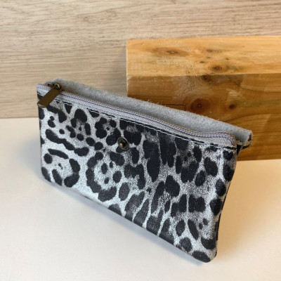 Pochette Sunny léopard rectangulaire