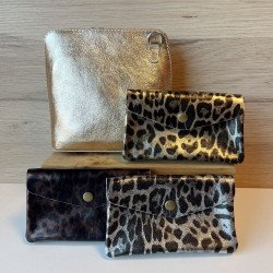Pochette Sunny léopard rectangulaire