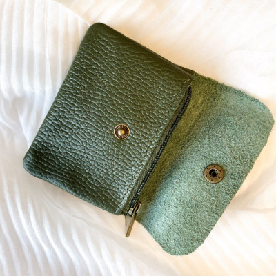 Pochette Sunny mini en Cuir grainé