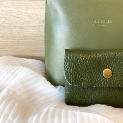 Pochette Sunny mini en Cuir grainé