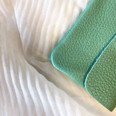 Pochette Sunny mini en Cuir grainé