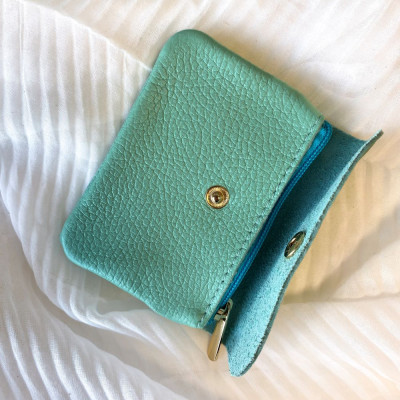 Pochette Sunny mini en Cuir grainé