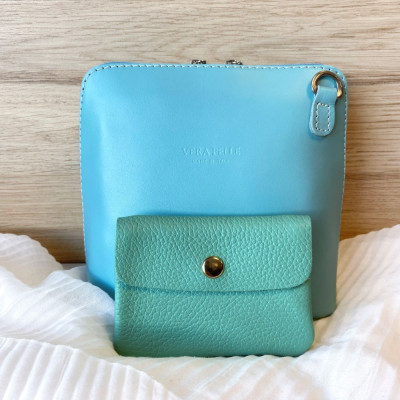 Pochette Sunny mini en Cuir grainé