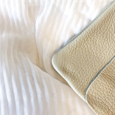 Pochette Sunny mini en Cuir grainé