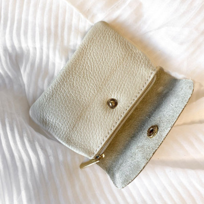 Pochette Sunny mini en Cuir grainé