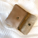 Pochette Sunny mini en Cuir grainé