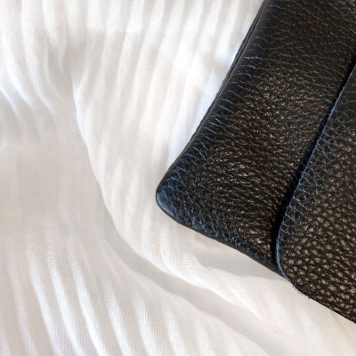 Pochette Sunny mini en Cuir grainé