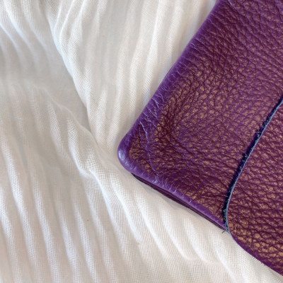 Pochette Sunny mini en Cuir grainé