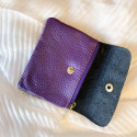 Pochette Sunny mini en Cuir grainé