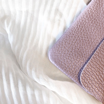 Pochette Sunny mini en Cuir grainé