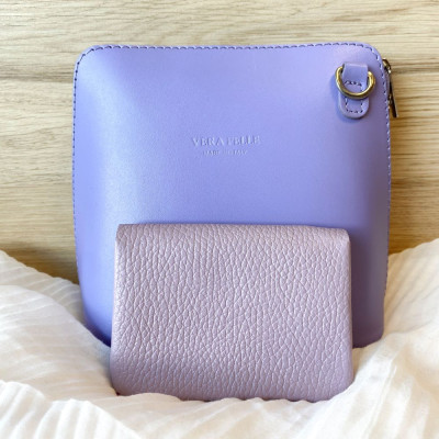 Pochette Sunny mini en Cuir grainé