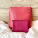 Pochette Sunny mini en Cuir grainé