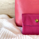 Pochette Sunny mini en Cuir grainé
