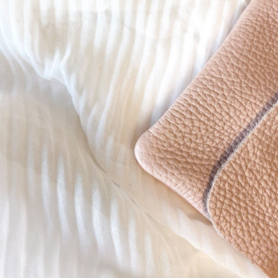 Pochette Sunny mini en Cuir grainé