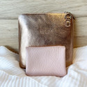 Pochette Sunny mini en Cuir grainé