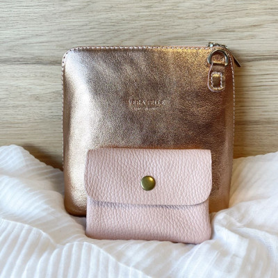 Pochette Sunny mini en Cuir grainé