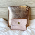 Pochette Sunny mini en Cuir grainé
