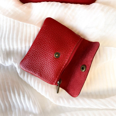 Pochette Sunny mini en Cuir grainé