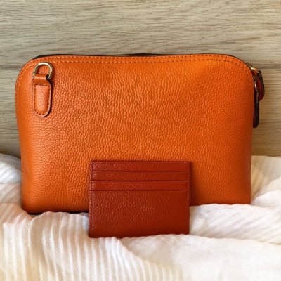 Porte-Carte en Cuir Souple et Grainé Porte-Carte en Cuir Souple et Grainé