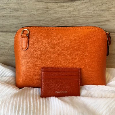 Porte-Carte en Cuir Souple et Grainé Porte-Carte en Cuir Souple et Grainé