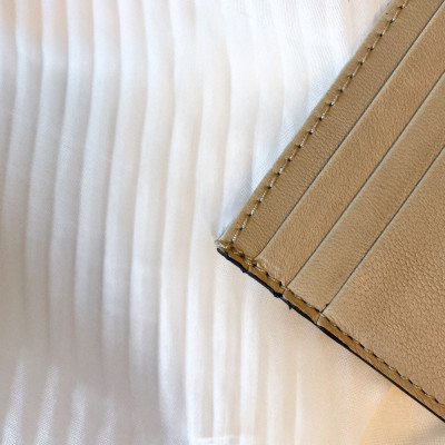 Porte-Carte en Cuir Souple et Grainé