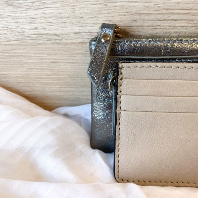 Porte-Carte en Cuir Souple et Grainé