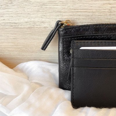 Porte-Carte en Cuir Souple et Grainé Porte-Carte en Cuir Souple et Grainé