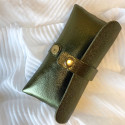 Étui à Lunettes en cuir grainé Brillant