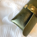 Étui à Lunettes en cuir grainé Brillant