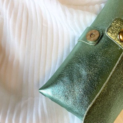 Étui à Lunettes en cuir grainé Brillant Étui à Lunettes en cuir grainé Brillant