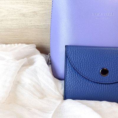 Pochette Sunny Cuir Grainé rigide