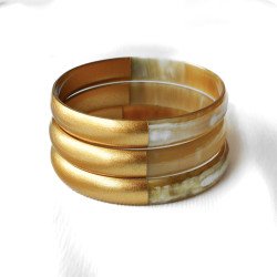 jonc en corne de buffle maxi