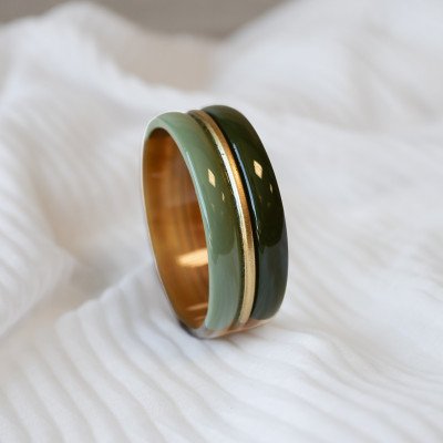 Jonc en corne de buffle Maxi 3 couleurs