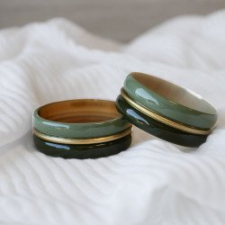 Jonc en corne de buffle Maxi 3 couleurs 2